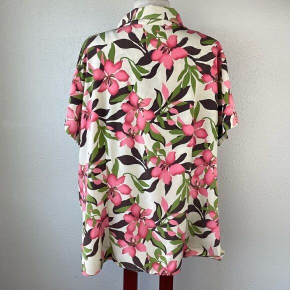 Covington Two Piece Matching Button Down Shirt & Matching Tank Top Size 20-22 - Picture 5 of 11